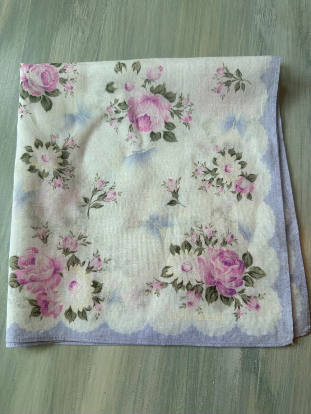 Balmain Cottagecore Floral Scarf Bandanna Bag Accessory Pierre Balmain Paris